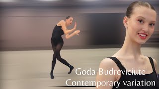 Goda Budreviciute 15 Contemporary variation for auditions 2023 [upl. by Happ]