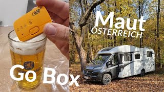 Maut Österreich Wohnmobile über 35t die Go Box der Asfinag Höchstgeschwindigkeit Österreich [upl. by Krystyna222]