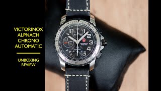 Victorinox Swiss Army Alpnach Chronograph Automatic 241195 Watch  Review Valjoux Relogios [upl. by Iba]