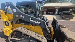 2022 John Deere 317G Skid Steer  Sexton Auctioneers November 7th Online Equipment Auction [upl. by Eicam]