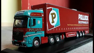 Oxford Diecast 176 Pollock Scotrans Mercedes Actros [upl. by Domonic]