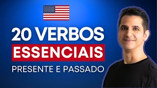 20 VERBOS NECESSÁRIOS DO INGLÊS  AO VIVO [upl. by Korwin]