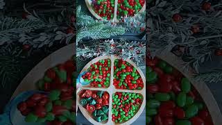 💯 Satisfying Christmas Themed Candy Platter Shorts shorts asmr satisfying christmas subscribe [upl. by Kuebbing998]