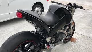 BUELL AKRAPOVIC EXHAUST CUSTOM XB [upl. by Husain430]