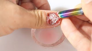 como remover o quitar por completo uñas acrilicas con tip súper rápido ♥️ [upl. by Erbes]