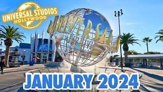 Universal Studios Hollywood  January 2024 Walkthrough 4K POV [upl. by Emor363]