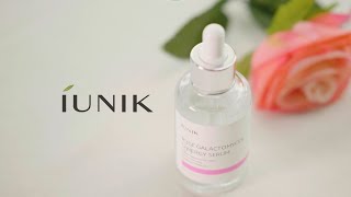 iUNIK Rose Galactomyces Synergy Serum 아이유닉 로즈세럼 2020 [upl. by Adnohs]