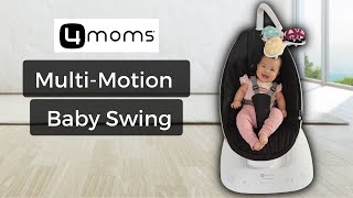 Best Smart Baby Swing  4moms mamaRoo MultiMotion Baby Swing Model 1046 Review amp Tutorial [upl. by Myo]