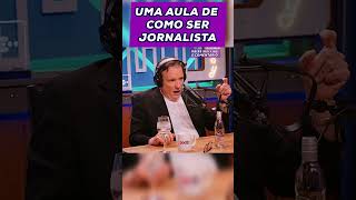 UMA AULA À TODOS OS JORNALISTASROBERTO CABRINI PODC 17podcast shorts jornalismo cortespodcast [upl. by Yona]