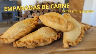 EMPANADAS DE CARNE Fritas y Súper jugosas [upl. by Marasco576]