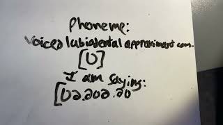 ʋ the voiced labiodental approximant consonant [upl. by Kcoj]