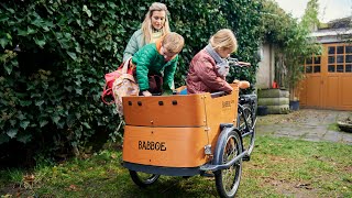 Bakfiets kindertransport van Babboe ideaal voor ouders [upl. by Austine]