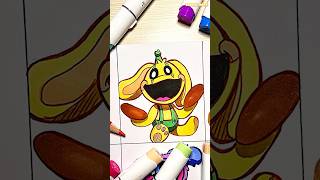 Drawing Smiling Critters but Bunzo Bunny  Poppy Playtime Chapter 3 howtodraw poppyplaytime [upl. by Eerised74]