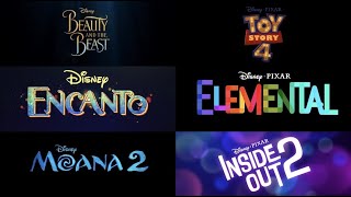 Walt Disney Pictures movies title cards from trailers 20172025 [upl. by Hourihan124]