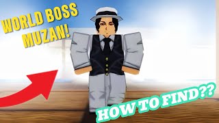 HOW TO FIND MUZAN BOSS IN DEMON BLADE ROBLOX [upl. by Roehm476]