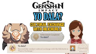 Genshin Impact How to successfully conduct cultural exchange with Hilichurls in quotPoetry Exchangequot [upl. by Dannel]