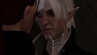 Dragon Age II  Fenris Romance Scene Option 2 [upl. by Ritz]