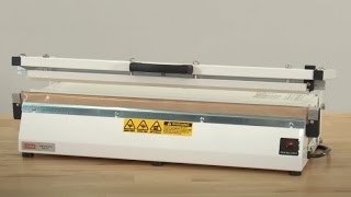 Extra Long Impulse Sealer with Cutter  24quot [upl. by Alyag]