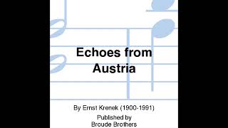 Krenek Echoes from Austria E Katzenellenbogen piano [upl. by Sakhuja]