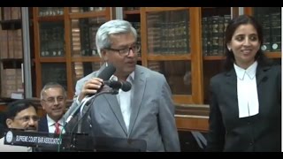 Lecture of Mr Justice RF Nariman Judge Supreme Court of India at SCBA Part1 [upl. by Atlanta406]