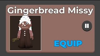 Roblox Puppet  Gingerbread Missy Theme  Fan Made Xmas Skin 🎵 🎄 [upl. by Kinimod]