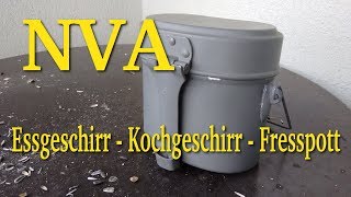 NVA Kochgeschirr  Fresspott  East German Army Mess Kit [upl. by Gennifer]