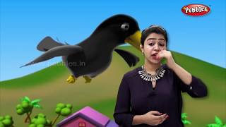 Moral Stories in English For Children  The Thirsty Crow Story in English  Storytelling in English [upl. by Anide]