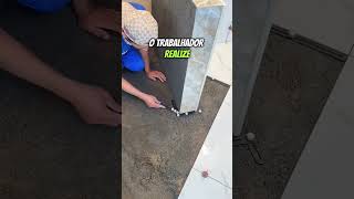 engenharia foryou pedreiro construção banheiro obra [upl. by Ydniw340]