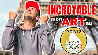 INCROYABLE mon Art aux Jeux Olympiques Paris 2024 [upl. by Orthman]