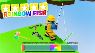 ROBLOX BEDWARS RAINBOW FISH [upl. by Ainesey]