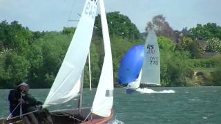 RS200 Dinghy Planing 2030 Kts Hykeham Sailing Club [upl. by Gertie]