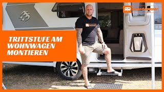 Thule Omnistep Trittstufe am Wohnwagen nachrüsten  Montage ohne Garantieverlust  DIY Tipp [upl. by Jasmin477]