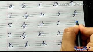 Cursive writing  Capital Letters  Beginners [upl. by Na]