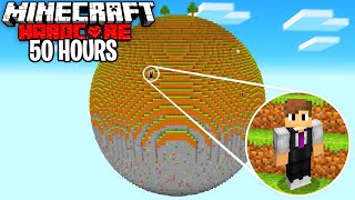 I Survived 50 HOURS on a SPHERE in Minecraft Hardcore [upl. by Joshia306]