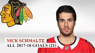 Nick Schmaltz 8 All 21 Goals of the 201718 NHL Season [upl. by Norit]