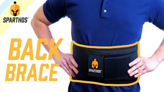 How to Use Sparthos Back Brace  Support Compression and Stability for Your Back [upl. by Hild]