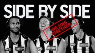 New recruits sing Good Old Collingwood Forever [upl. by Nirtak]