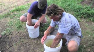 Making biodynamic barrel compost [upl. by Aicala]