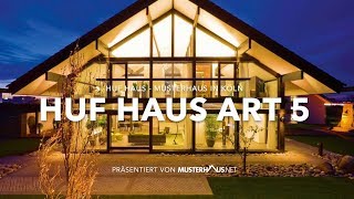 HUF Haus ART 5  Musterhaus in Köln  Modernes Fachwerkhaus [upl. by Zelten]