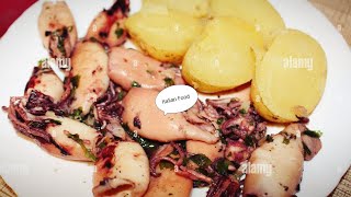 Baked Cuttlefish with Potatoes My Highly Recommended Culinary Delight [upl. by Nehttam]