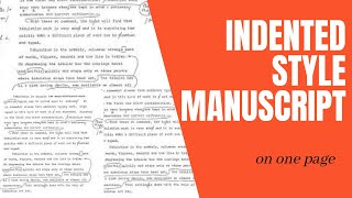 Indented Style Manuscript CSEC EDPM [upl. by Cynthie559]