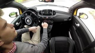 Abarth 595 Competizione 2016  Cold Start amp onboard drive [upl. by Attaymik167]