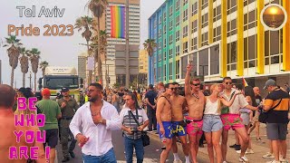 Walk through the Pride Parade  Tel Aviv 2023 [upl. by Rozelle480]