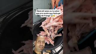 Você sabia Que é assim que faz pé de frango 😱 frango viral shorts [upl. by Spalla]