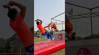 Amazing shorts ytshorts gymnast parkour couplegoals viralvideo [upl. by Kuth]