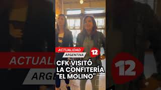 CFK visitó la confitería El Molino [upl. by Lirpa196]