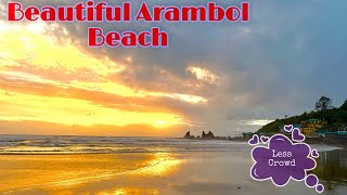 Beautiful Arambol Beach🏖️ Khubsurat Arambol Beach 🏖️ [upl. by Dinsmore]