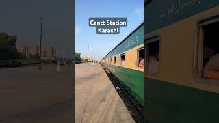 Cantt Station Karachi shorts rashidameersiddiqui pakistanrailways train railway station [upl. by Asecnarf]