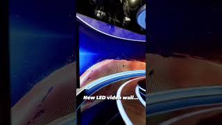 New curved Leyard LED wall in tvmarkiza tv studio for ultimate broadcast flexibility [upl. by Ttemme]