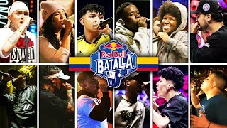 TODOS LOS 16 CLASIFICADOS  FINAL NACIONAL RED BULL BATALLA COLOMBIA 2024 [upl. by Lithea]